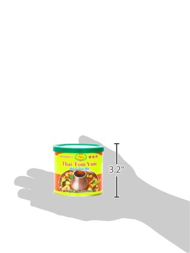 Premium Dragonfly Thai Tom Yum Hot & Sour Soup Mix - Authentic Thai Flavor, 8-Ounce (Pack of 3) - Perfect for Quick Meals, Asian Cuisine & Spicy Food Lovers