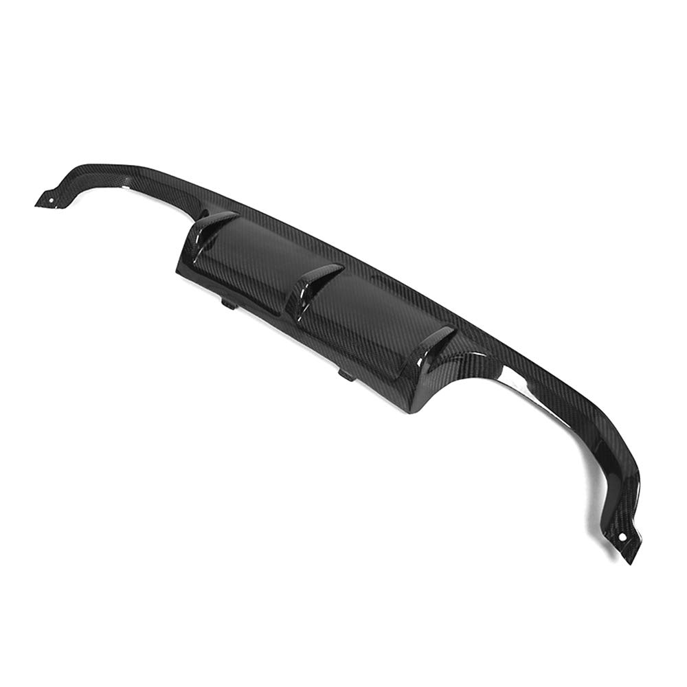 IKON MOTORSPORTS P Style Carbon Fiber Rear Diffuser for 2015-2020 BMW M4 Coupe F82 - Under Chin Lip Spoiler for Enhanced Aerodynamics & Sporty Styling | Perfect for Track Days & Car Shows