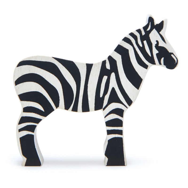 Handmade Wooden Zebra Figurine - Unique African Animal Decor for Home & Office | Perfect for Safari Theme Parties, Nursery Decor, and Gift Giving