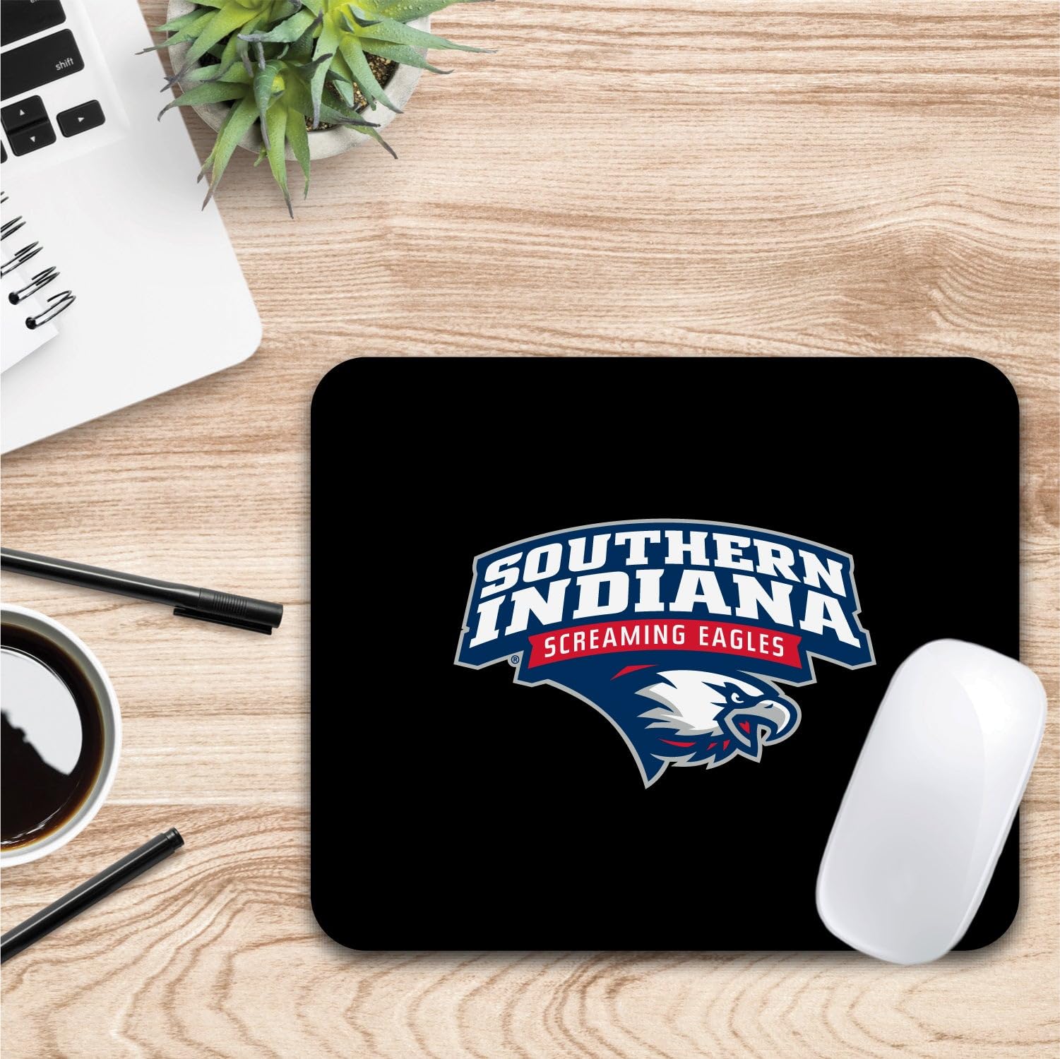 Premium Non-Slip Mouse Pad with University of Southern Indiana Logo - Soft Fabric Gaming & Office Desk Mat for Computers, Laptops - Perfect for Work, Study & Gaming Setups
