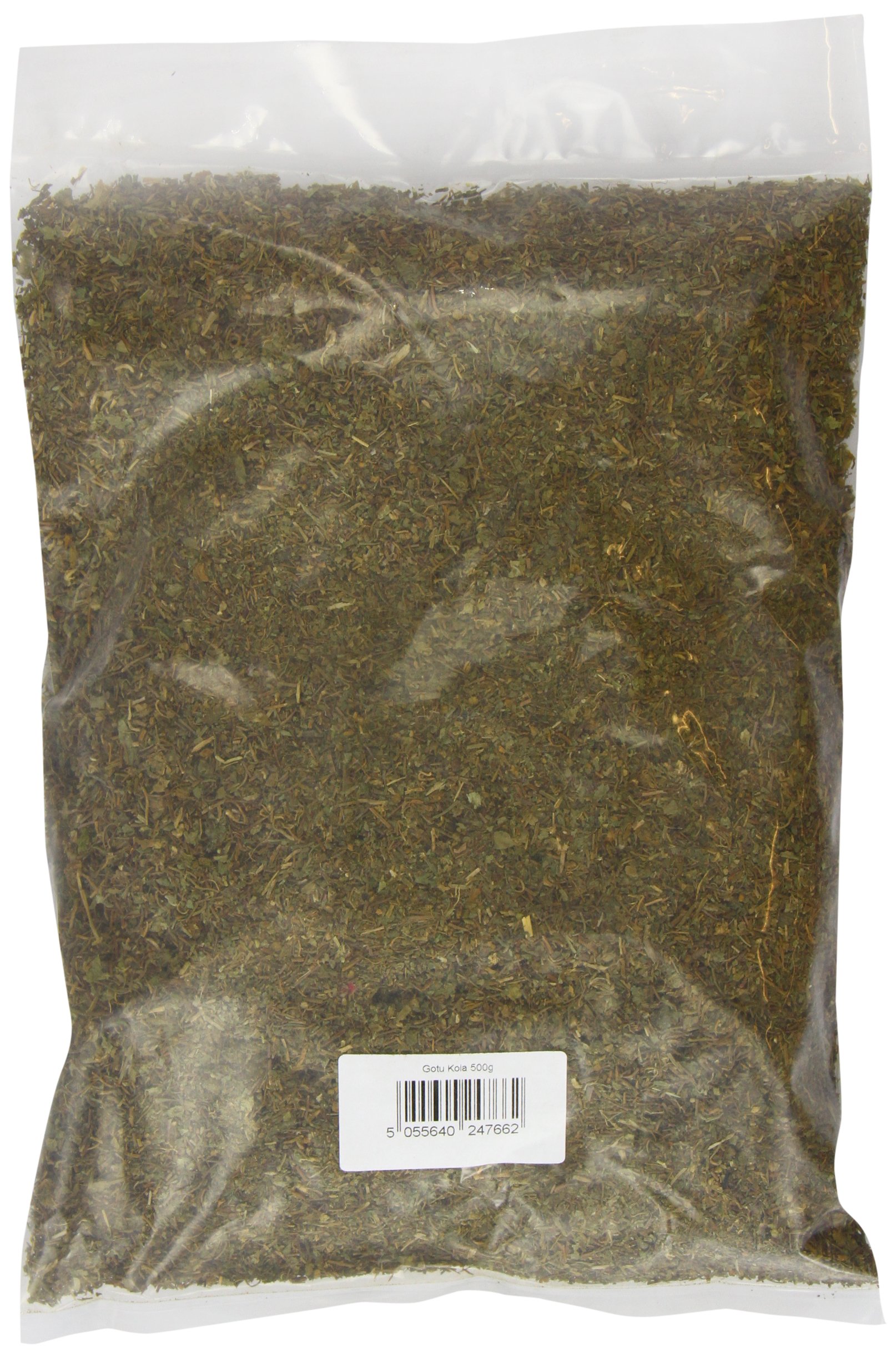 JustIngredients Gotu Kola Powder 500g - Organic Herbal Supplement for Brain Health, Memory & Skin Care - Perfect for Teas, Smoothies & Natural Remedies