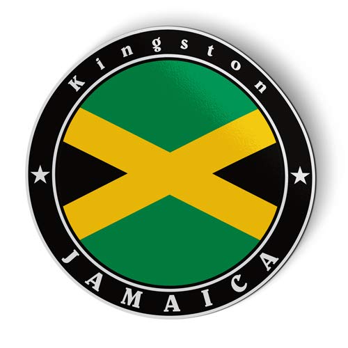 Jamaican Flag Stickers and T-Shirts - 5
