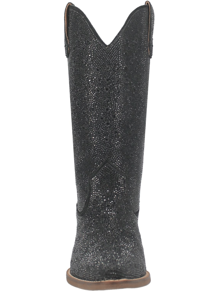 Dingo DI570 BK Women's Silver Dollar Fashion Western Boots - Black Cowgirl Boots for Country Dancing, Rodeo & Western Style Outfits