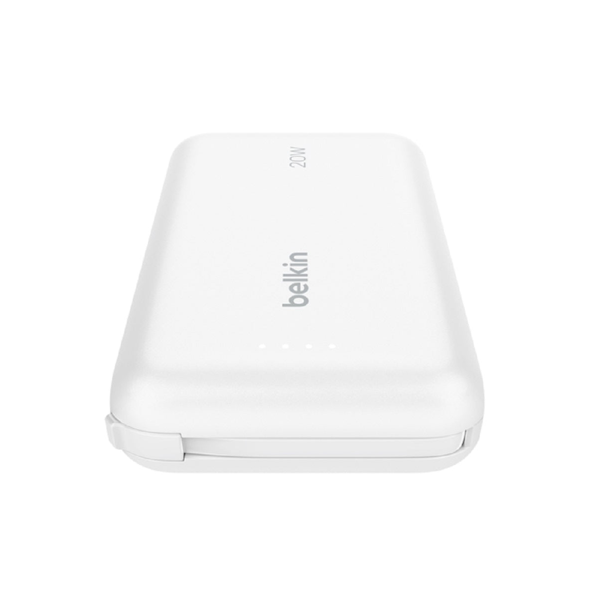 Belkin BoostCharge 10000mAh Portable Charger with Built-in Cable - Fast Charging Power Bank for iPhone, Samsung, Android Phones | Perfect for Travel, Camping & Emergency Backup