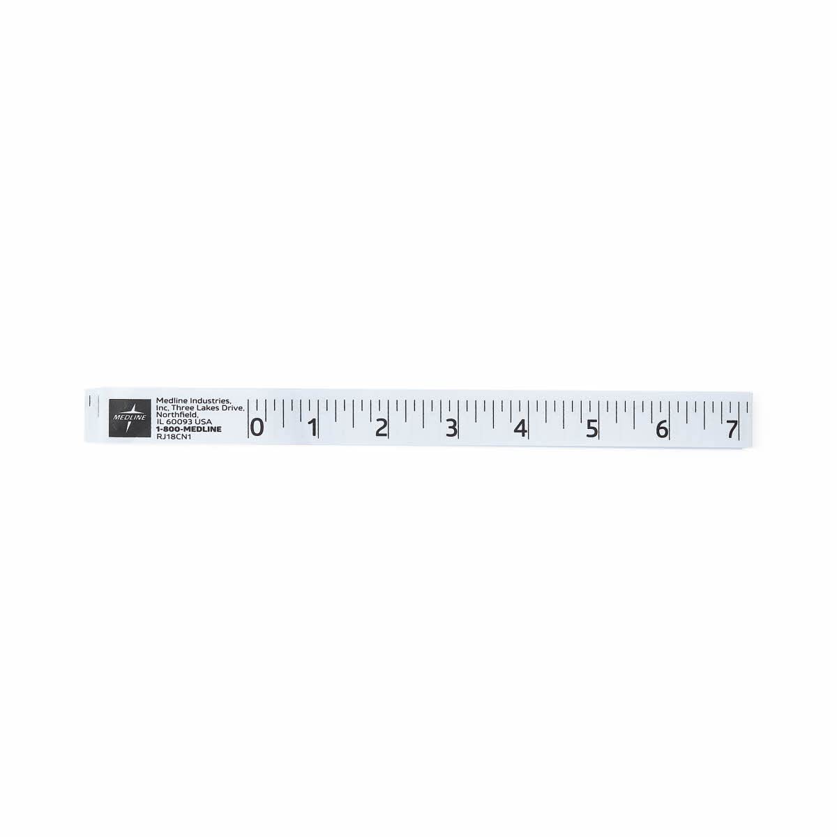 Medline Disposable Paper Measuring Tape - 72 Inch Flexible Ruler with Inches & Centimeters - Pack of 500 - Ideal for Medical, Tailoring & DIY Measurement Needs
