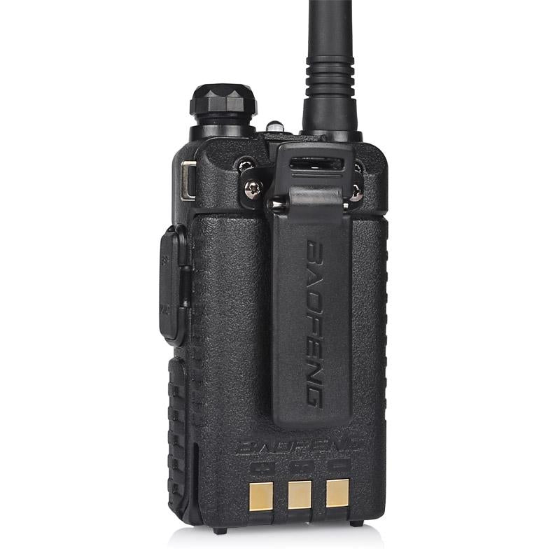 Baofeng UV-5RTP Dual Band Two Way Radio Walkie Talkie - Long Range Communication for Outdoor, Hiking, Camping & Emergency Use [Open Box]