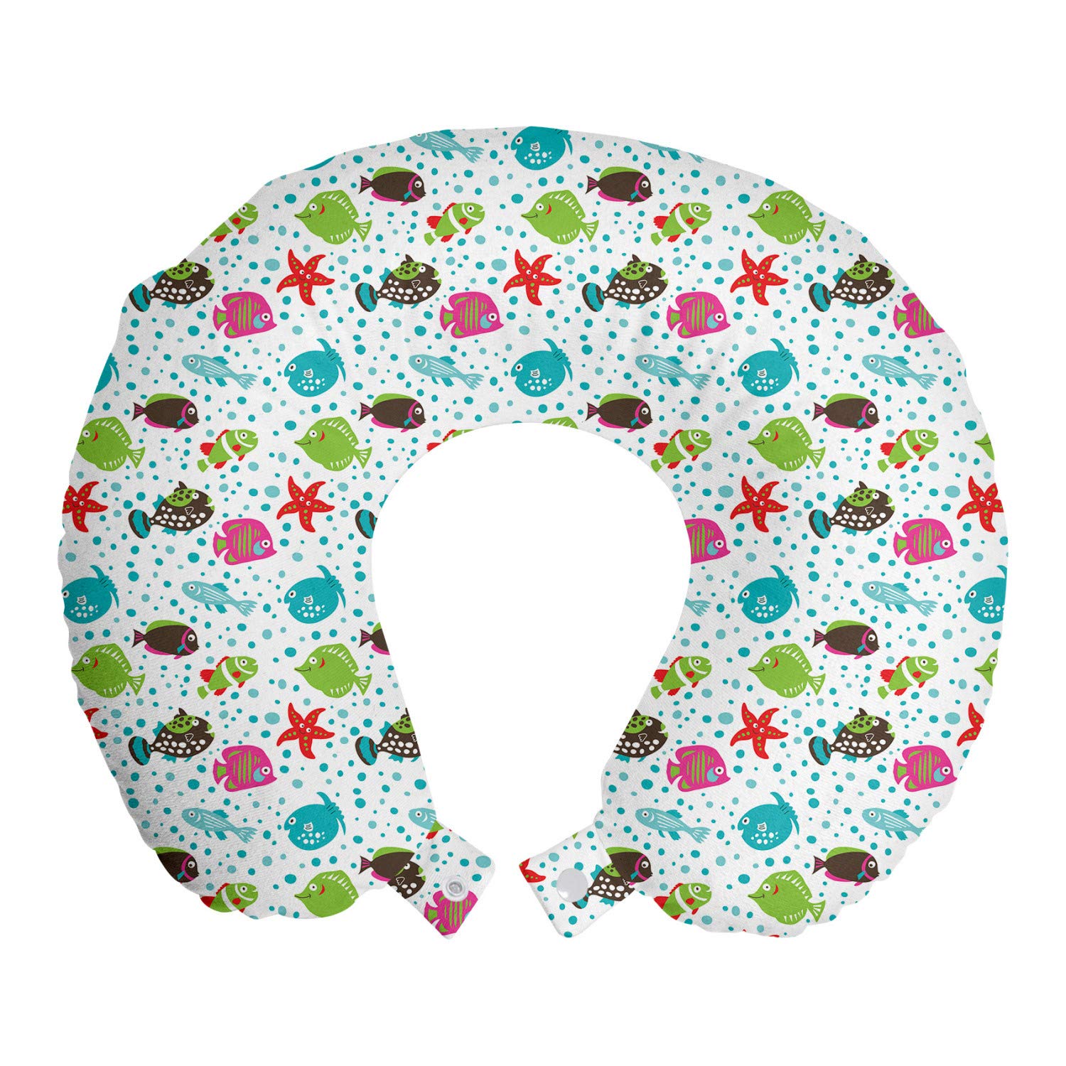 Ambesonne Memory Foam Travel Neck Pillow - 12