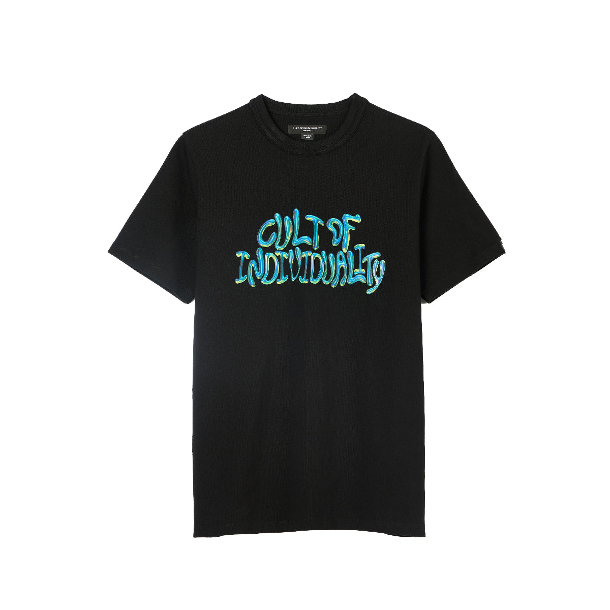 Bubble Logo T-Shirt for Men & Women - Soft Cotton Black Tee - Casual Streetwear & Everyday Comfort
