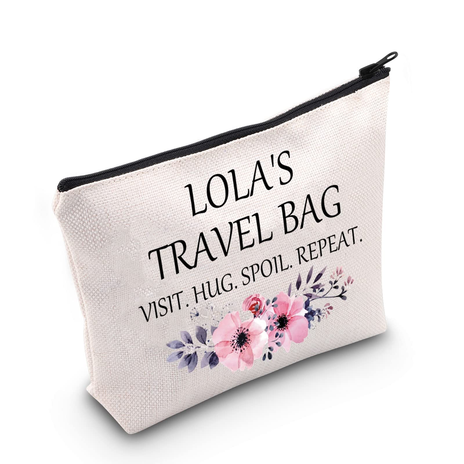 **POFULL Lola’s Travel Bag – Best Birthday Gift for Lola, Cosmetic Pouch with 