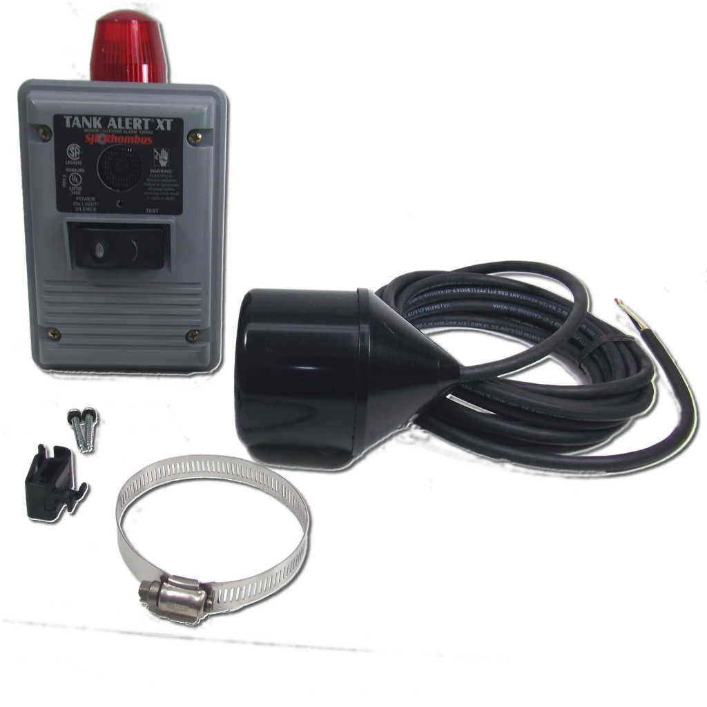SJE-Rhombus Tank Alert XT - Water Level Alarm with Auto Reset for Indoor/Outdoor Use - Ideal for Septic Tanks, Sump Pumps, and Flood Prevention