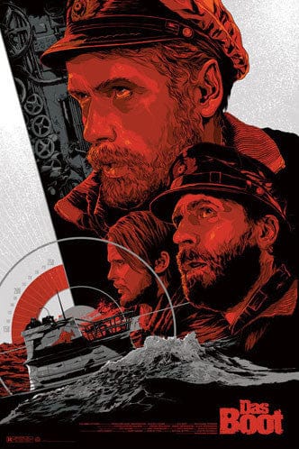 Das Boot Ken Taylor Movie Poster - Vintage War Film Art Print for Home Theater, Office & Man Cave Decor