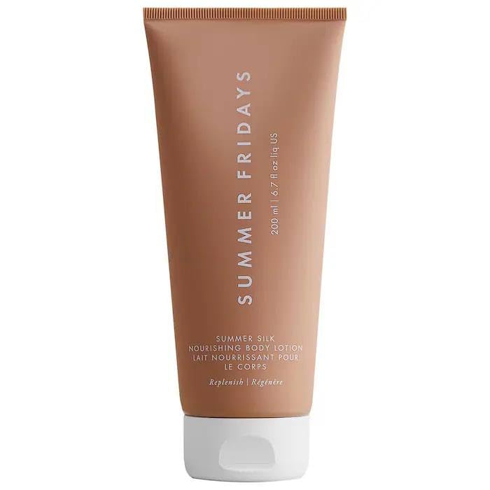 Summer Fridays Summer Silk Nourishing Body Lotion - 50ml | Hydrating & Smoothing Moisturizer for Dry Skin | Perfect for Daily Use & Post-Sun Care
