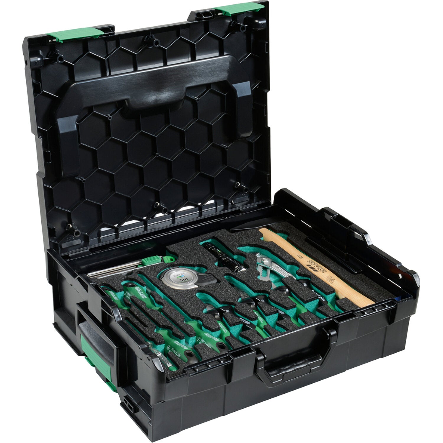 Heyco 00200678082 Professional 77-Piece Metric 6-Point Tool Set in L Boxx Case - Perfect for Automotive Repair, DIY Projects & Home Maintenance