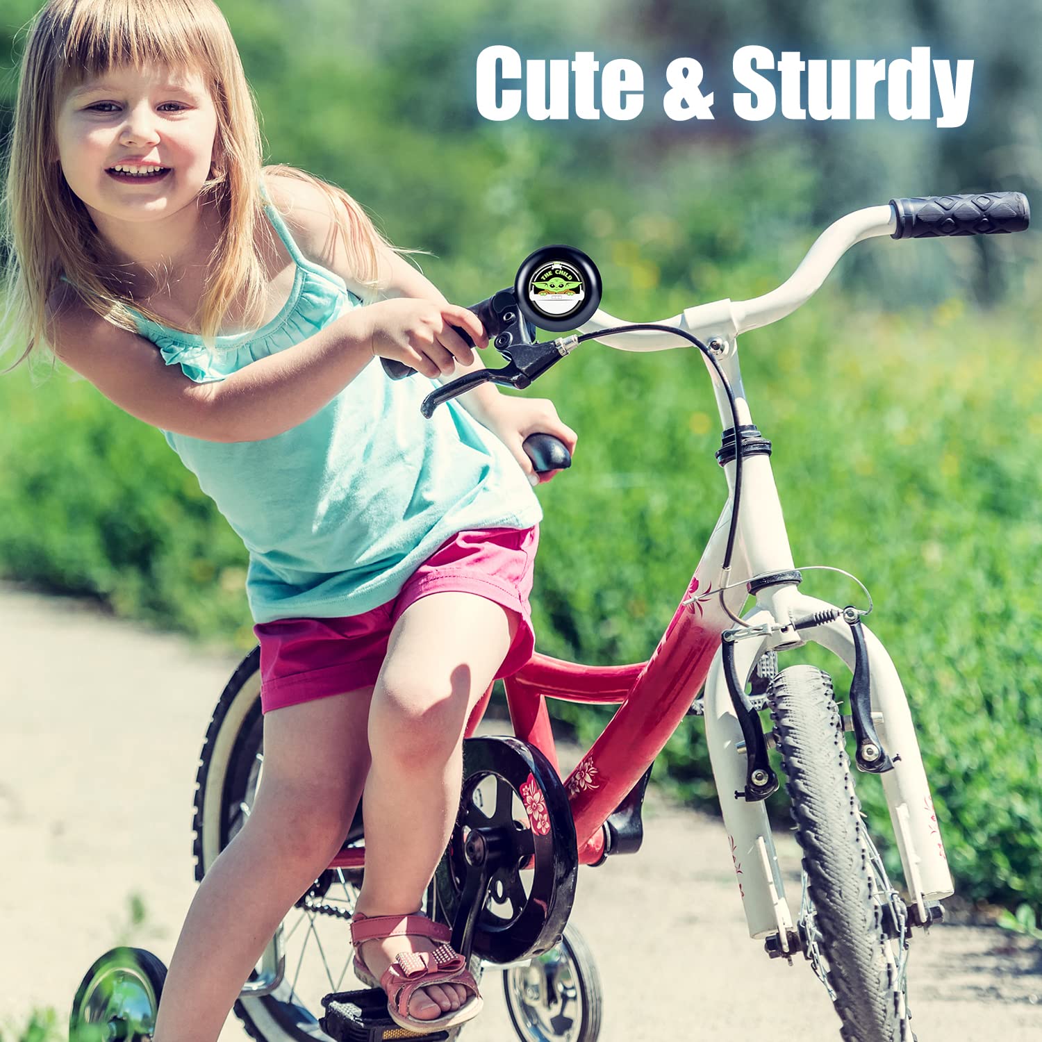**Akkya Bike Bell - Cute Kawaii Cartoon Bicycle Horn for Kids & Adults - Durable Cycling Accessory for Handlebars, Scooters & Electric Mountain Bikes - Perfect for Women, Men, Girls & Boys - Ideal for Commuting, Leisure Rides & Outdoor Adventures**