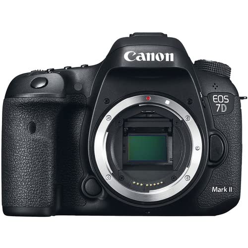 Canon EOS 7D Mark II DSLR Camera with 18-135mm f/3.5-5.6 IS USM Lens & W-E1 Wi-Fi Adapter - Professional Photography Kit with 64GB Memory Card, Case, Tripod & Accessories (Renewed) - Perfect for Travel, Wildlife & Sports Photography