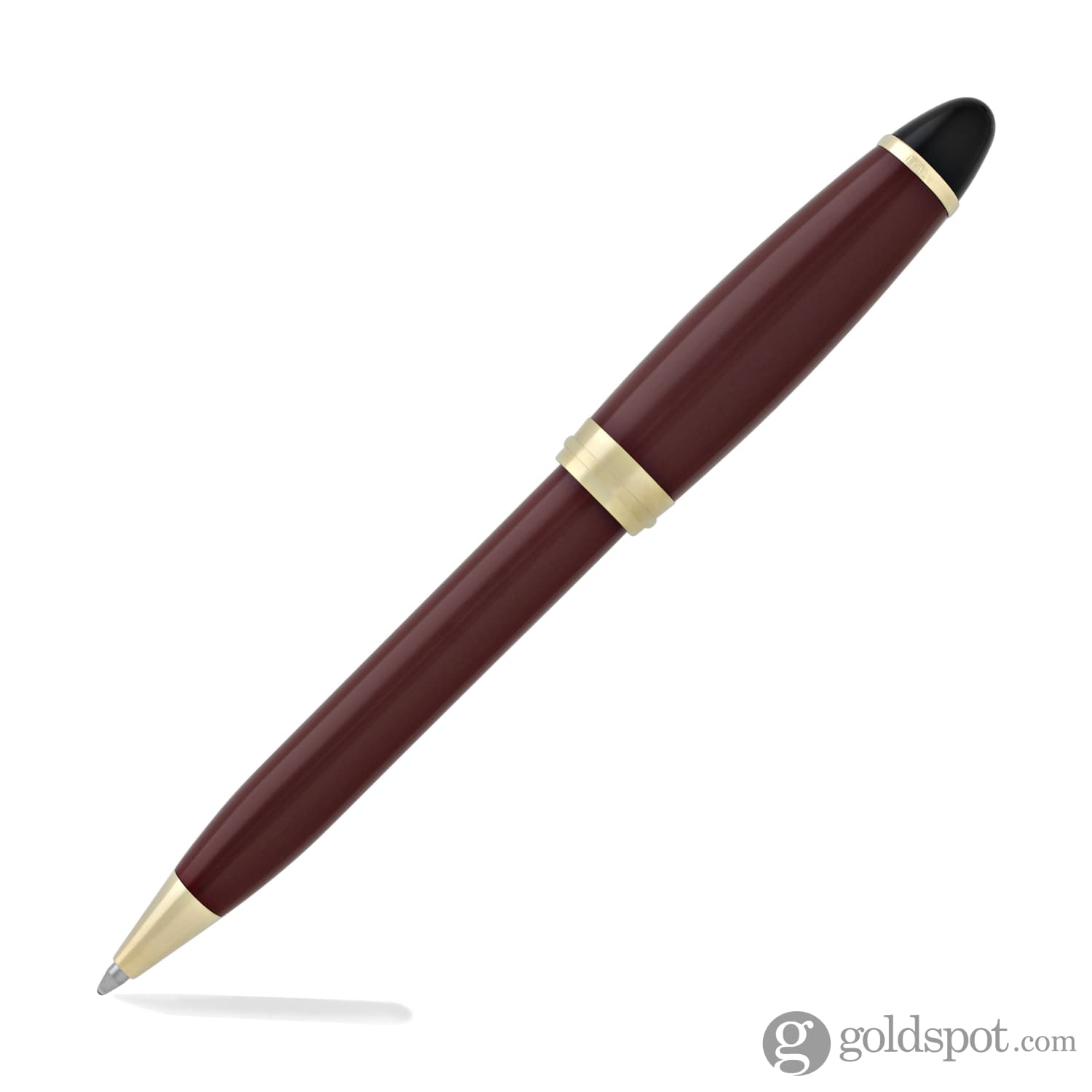 Aurora Ipsilon Luxury Resin Ballpoint Pen - Bordeaux Red | Premium Writing Instrument for Business, Gifts & Collectors
