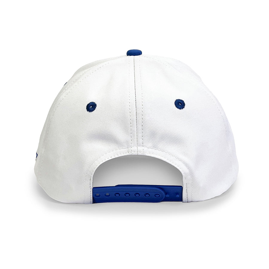 Royal Blue & White Snapback Hat - Trendy Adjustable Baseball Cap for Men & Women | Perfect for Sports, Casual Wear & Outdoor Activities