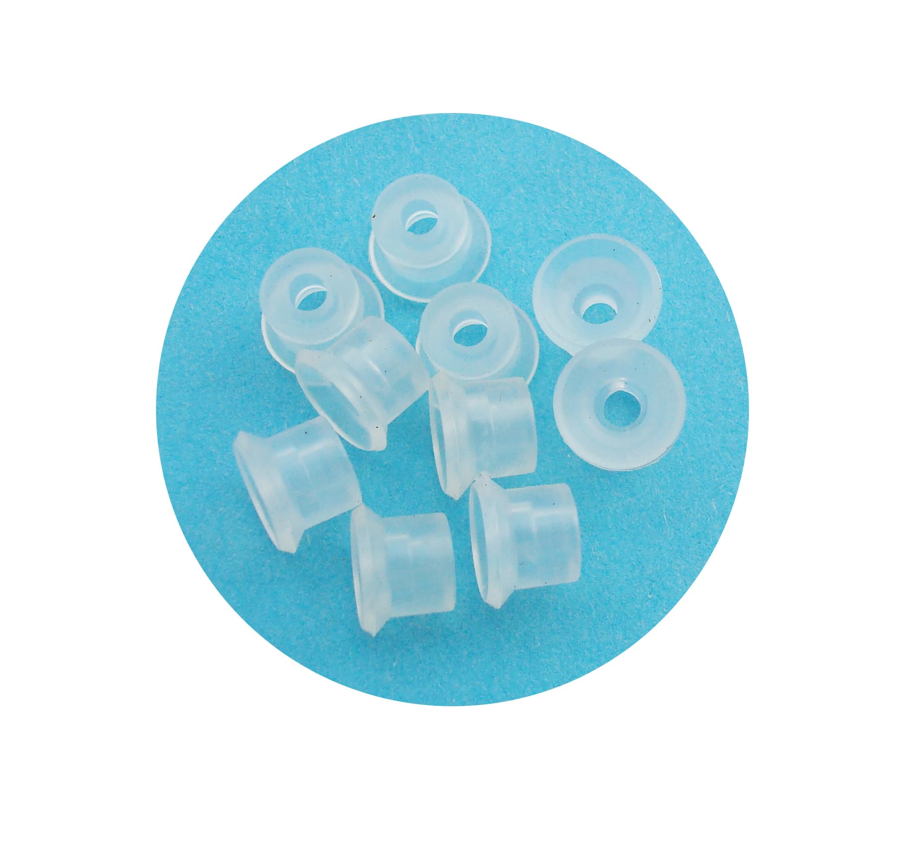 10-Pack VP Series Silicone Robotic Arm Vacuum Suction Cups - VP-R Single Layer Vacuum Grip Device (VP8R) for Industrial Automation, CNC Machining & Pick-and-Place Applications