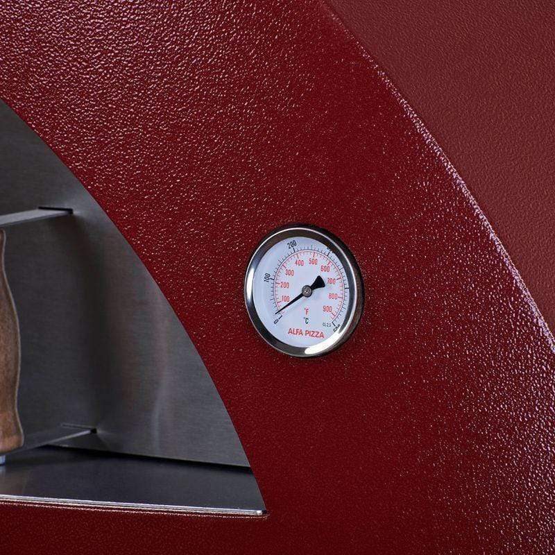 Alfa Allegro Wood Fired Pizza Oven Bundle - Outdoor Portable Pizza Maker for Backyard, Patio & Camping - Authentic Italian Pizza Baking Kit with Peel & Accessories