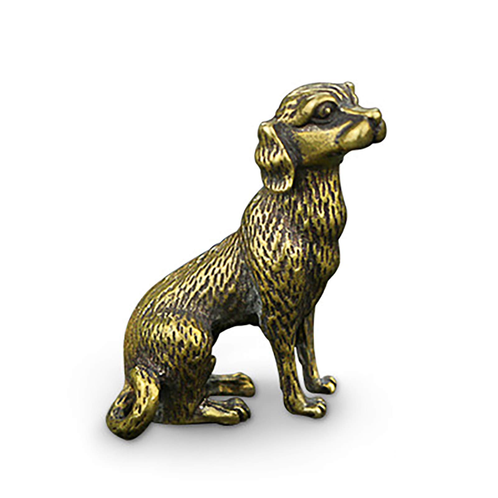 Brass Zodiac Rabbit Figurine - Elegant Home & Office Desk Decor for Chinese Zodiac Animal Lovers | Perfect for Feng Shui, Gifts, and Collectibles
