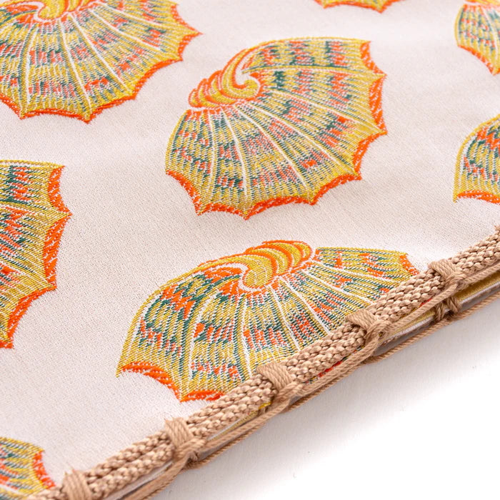 Nishijin Woven Small Drawstring Shell Pouch - Handmade in Kyoto, Japan | Traditional Japanese Craft Purse for Coins, Jewelry & Travel Essentials