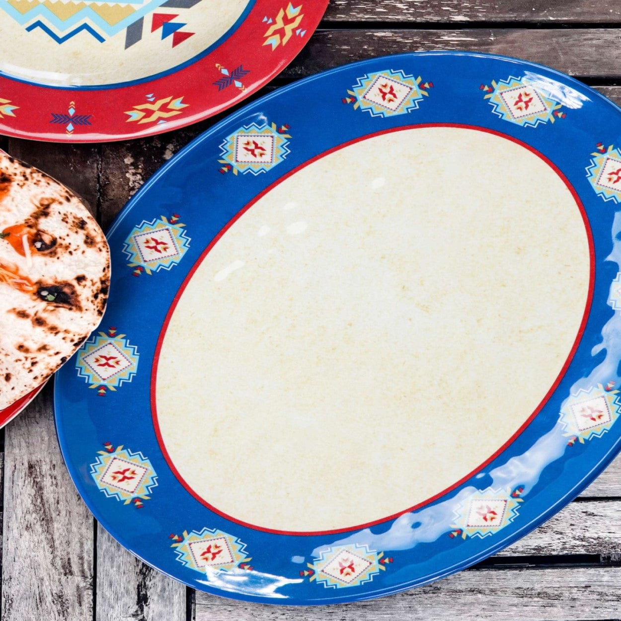 Spirit Valley Melamine Serving Platter - Durable & Stylish Dish for Parties, BBQs, and Entertaining - Perfect for Appetizers, Snacks, and Charcuterie Boards