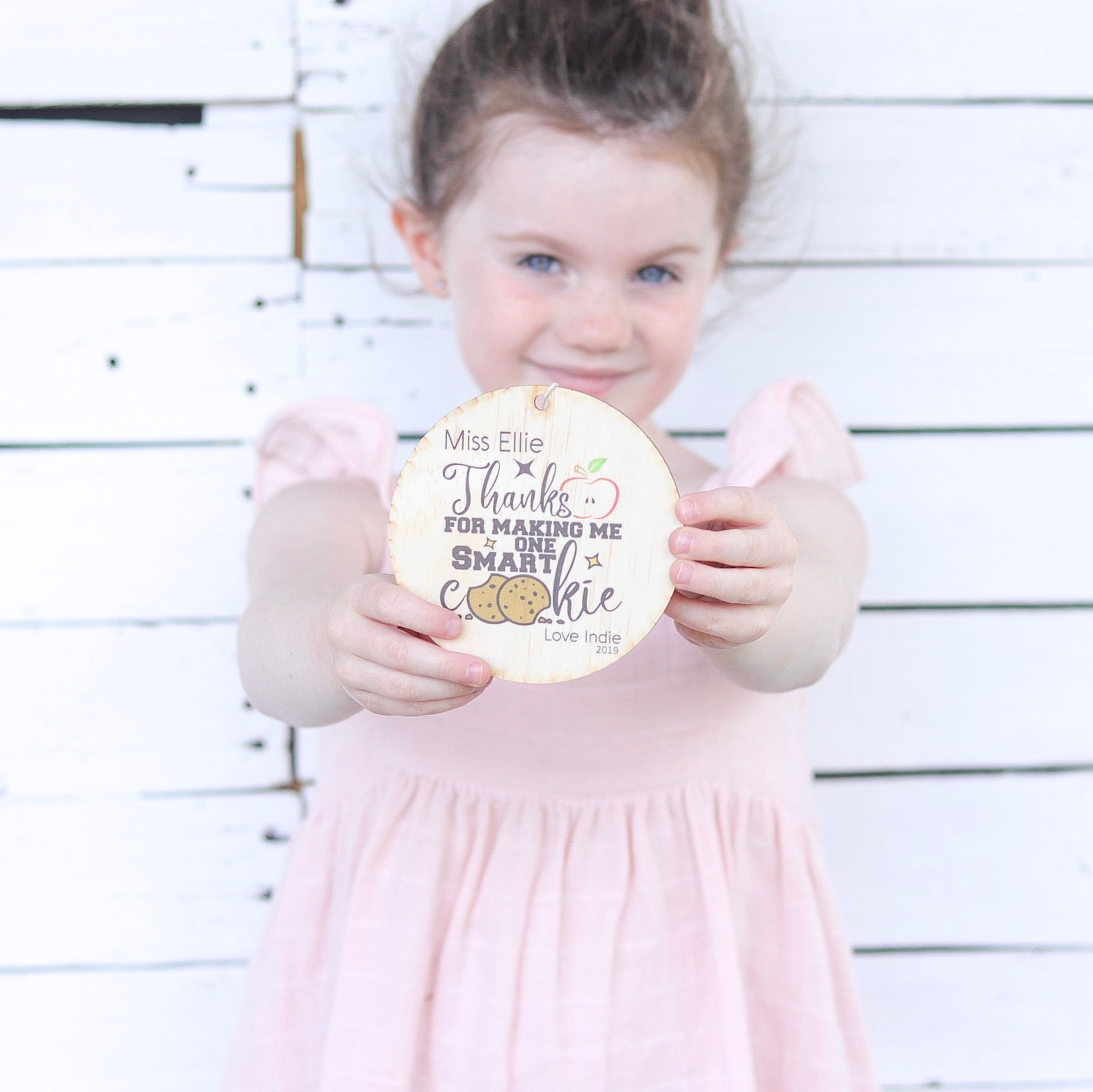 Personalized Smart Cookie Disc - Custom Name Engraved Cookie Cutter - Perfect for Birthday, Wedding, and Holiday Baking Decorations