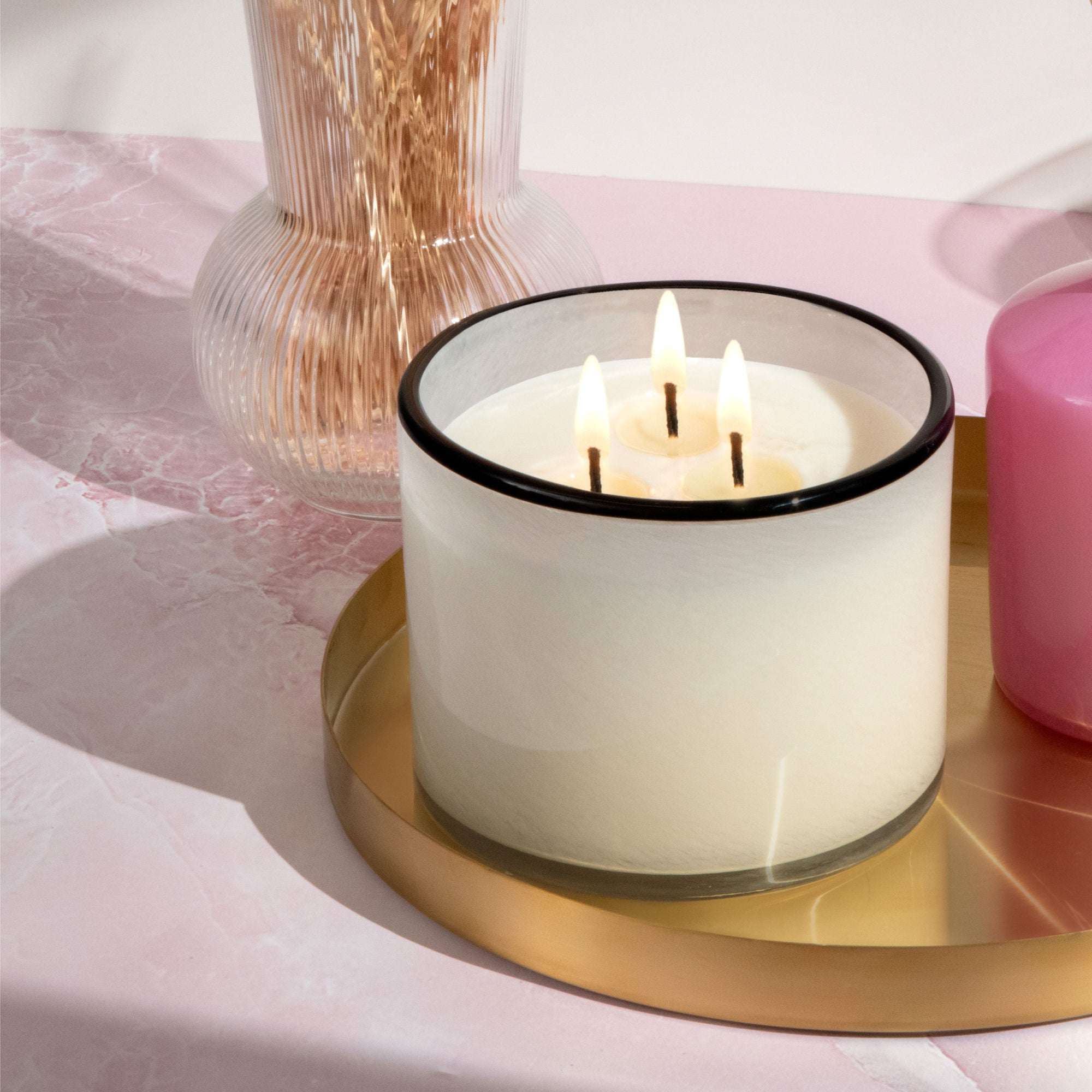 Elegant Champagne Scented Candle - Long Lasting Soy Wax Candle for Home Decor, Romantic Dinners & Relaxation