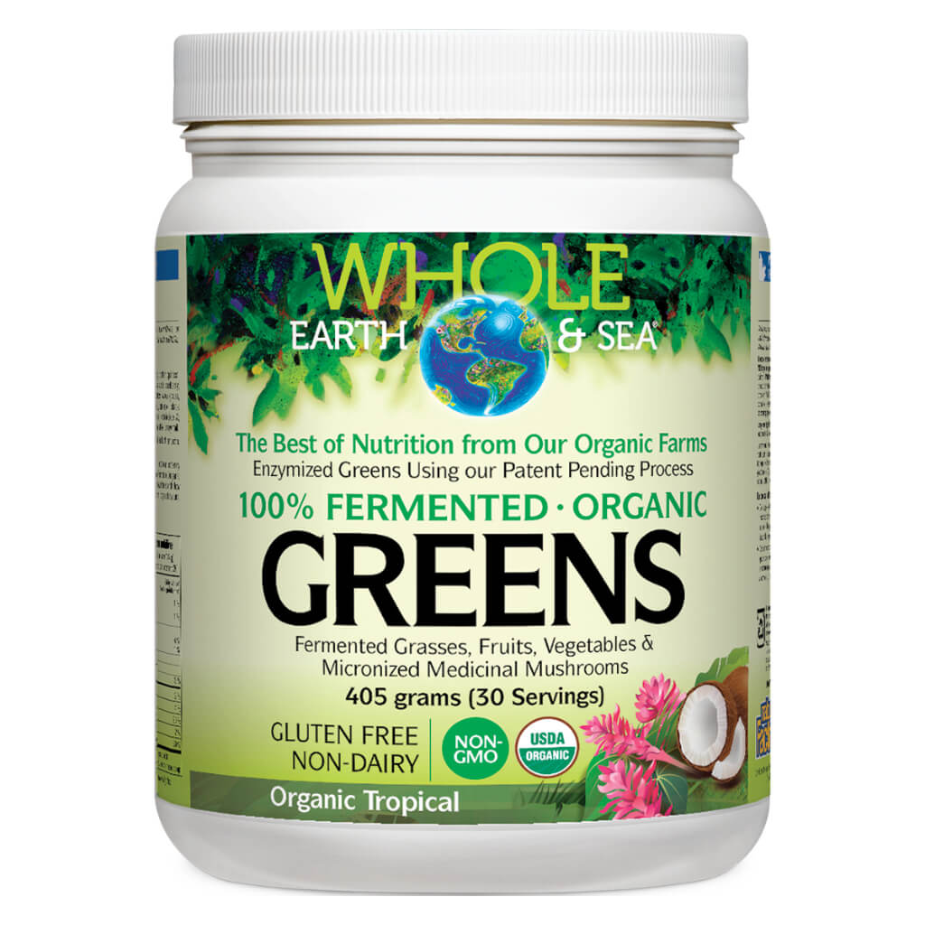 Organic Fermented Greens Powder Superfood - Boost Energy & Digestion - Perfect for Smoothies, Juices & Daily Wellness
