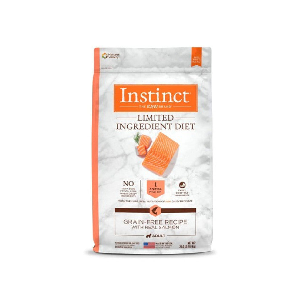 Limited Ingredient Grain-Free Salmon Dry Dog Food for Adult Dogs - Hypoallergenic & Digestive Support - Perfect for Sensitive Stomachs & Allergies Relief