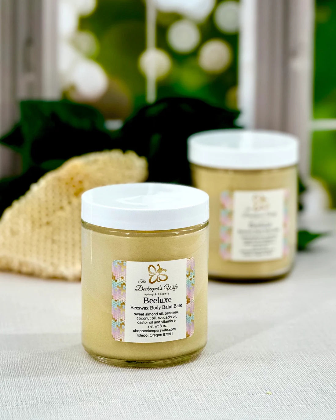 Organic Beeswax Body Balm Base - 8oz All-Natural Moisturizer for Dry Skin, DIY Lotion & Lip Care - Perfect for Handmade Cosmetics & Gift Sets