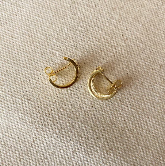 18K Gold Filled Dainty Blinking Star Stud Earrings for Women - Minimalist Celestial Jewelry for Everyday Wear & Special Occasions