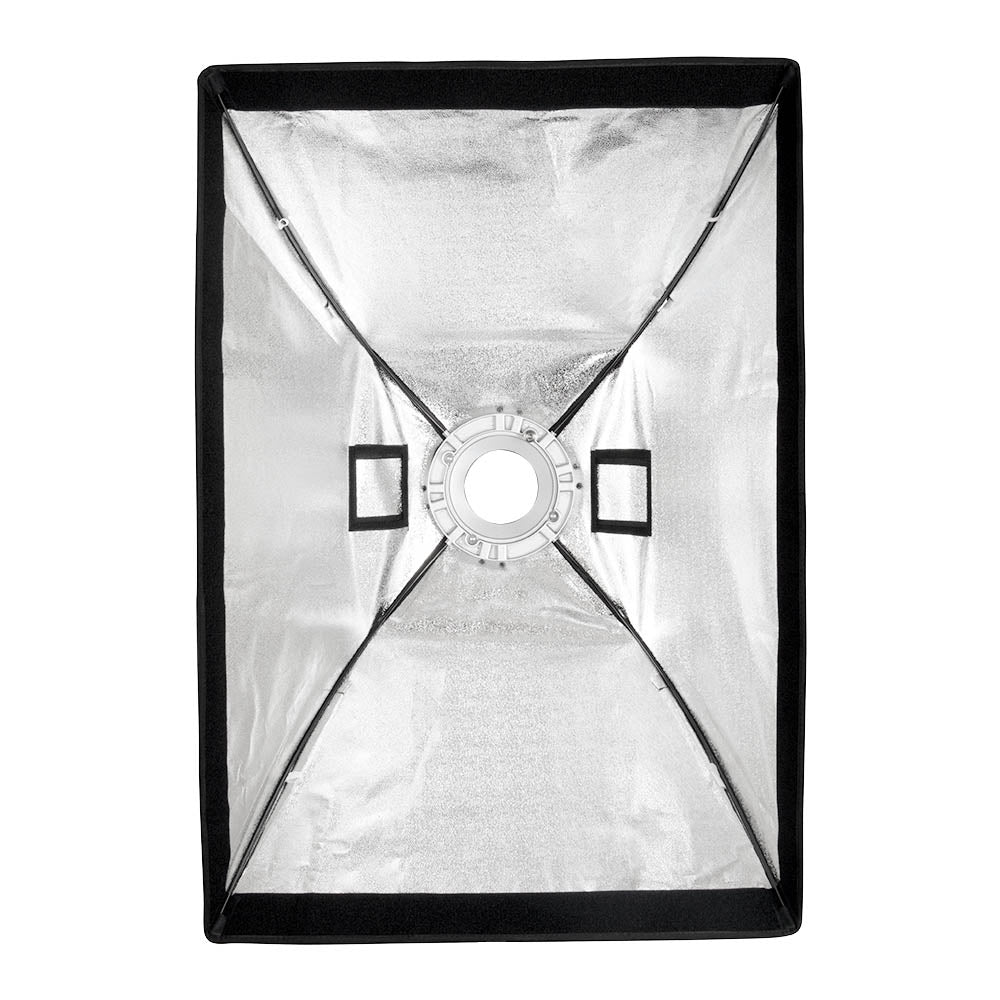 SB NBM80120 80x120cm (2.6'x4') Professional Photography Softbox with 5cm Honeycomb Grid - Portable Rectangular Light Diffuser for Studio, Portrait, and Product Photography