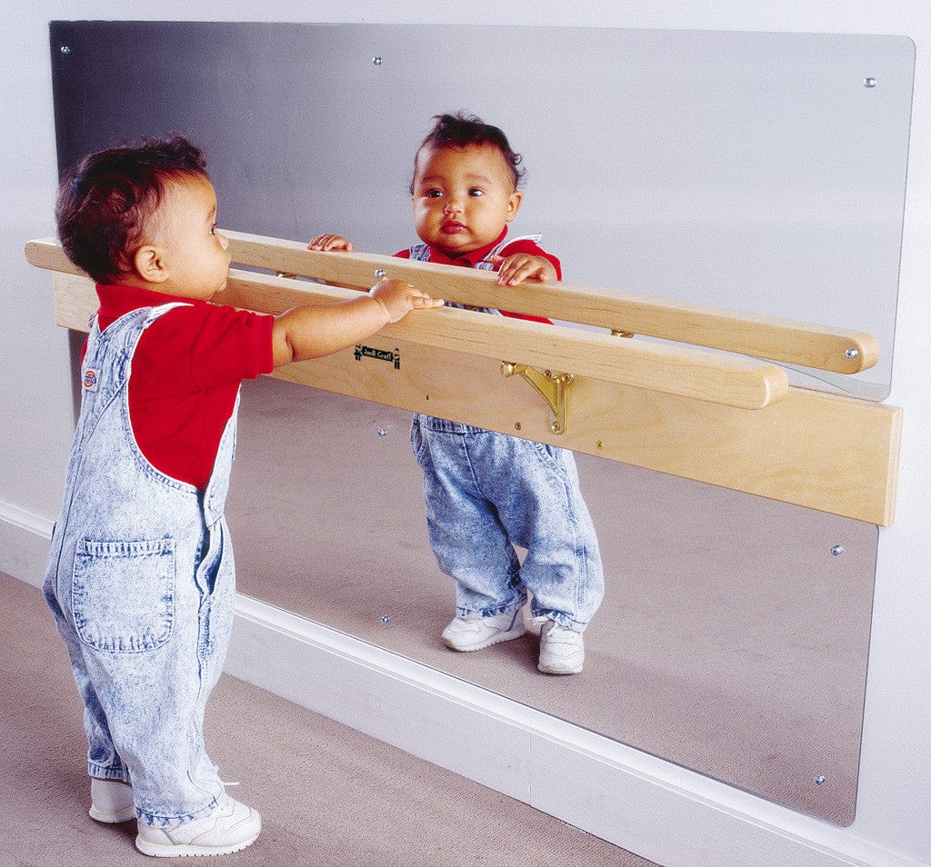 Jonti Craft Baby Activity Mirror - Developmental Toy for Infants to Improve Coordination & Sensory Play - Perfect for Nursery, Playtime & Tummy Time