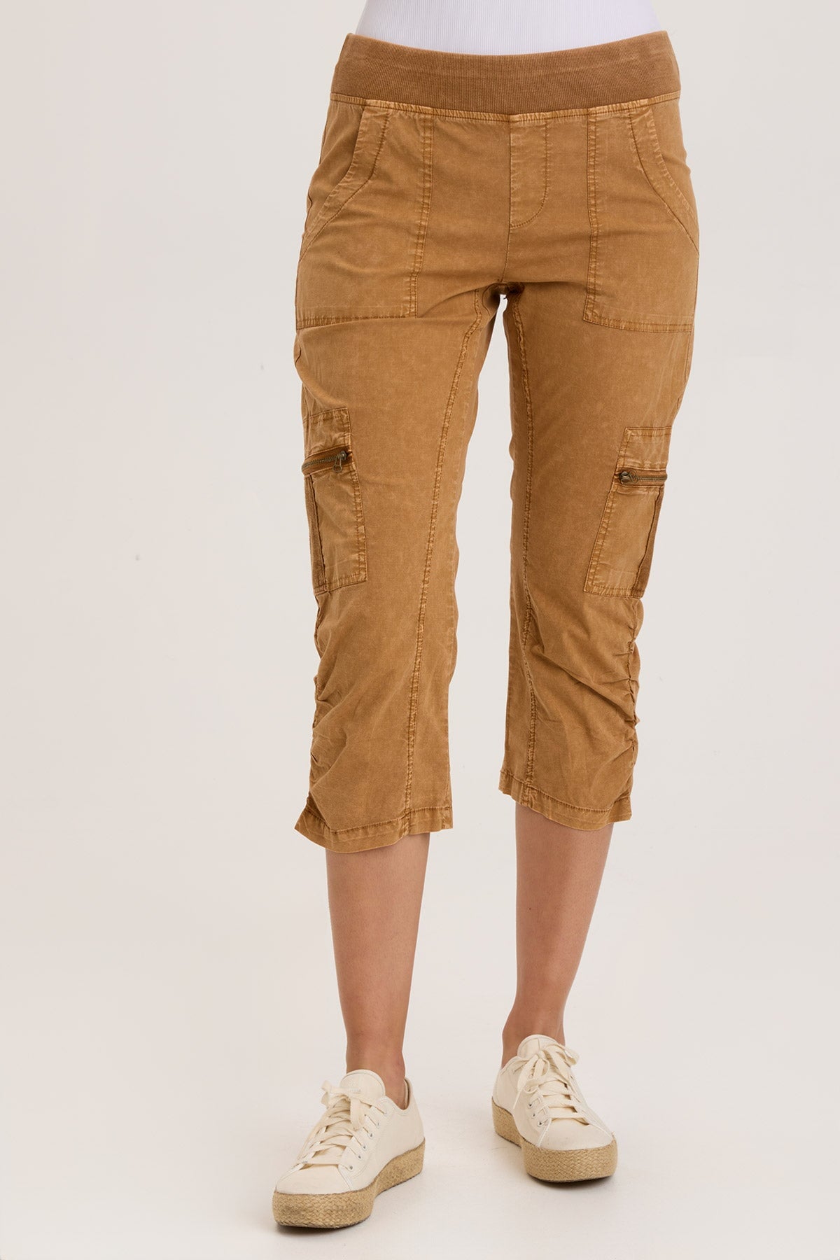 Nadia Distressed High Waist Crop Jeans for Women - Vintage Copper Wash Denim Pants | Perfect for Casual Outfits, Streetwear & Everyday Wear
