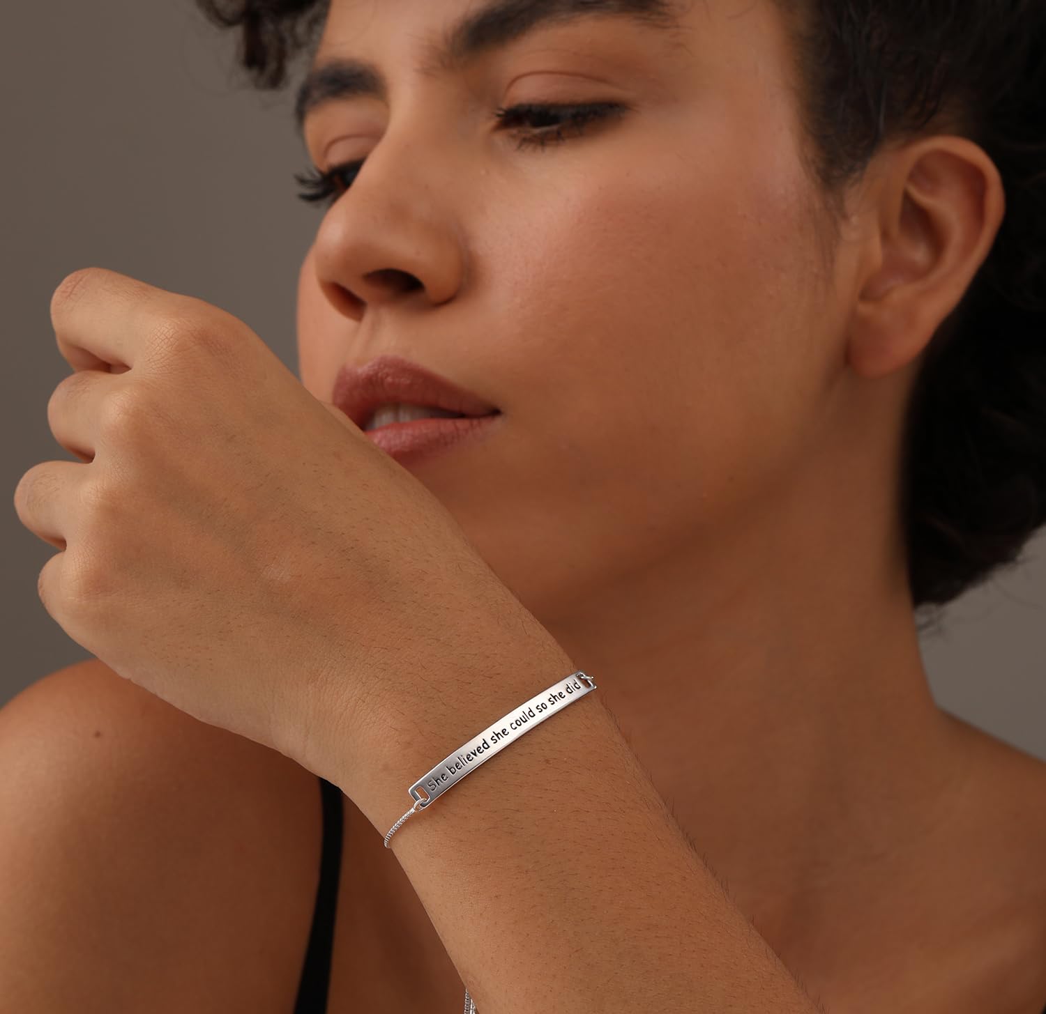 LeCalla 925 Sterling Silver Sliding Bolo Bracelet - Adjustable Lightweight Chain Bracelet for Women, Teens, Sisters & Moms | Friendship Gift, Everyday Wear & Special Occasions