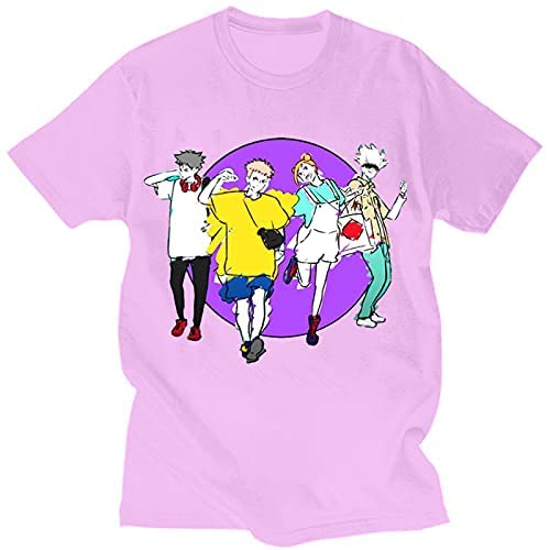 Jujutsu Kaisen Anime T-Shirt for Men & Women - Satoru Gojo, Yuji Itadori, Megumi Fushiguro & Nobara Kugisaki Character Graphic Tee | Casual Wear, Cosplay & Anime Convention Outfit