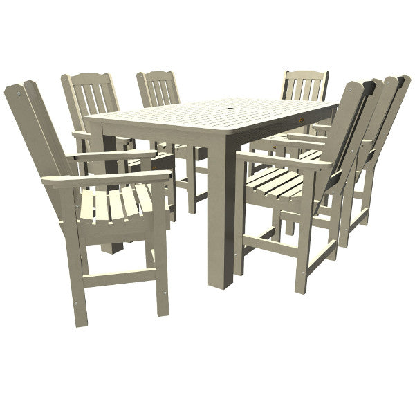 Springville 7-Piece Counter Height Dining Set - Modern Kitchen Bar Table & Stools for Small Spaces, Breakfast Nook & Apartment Living