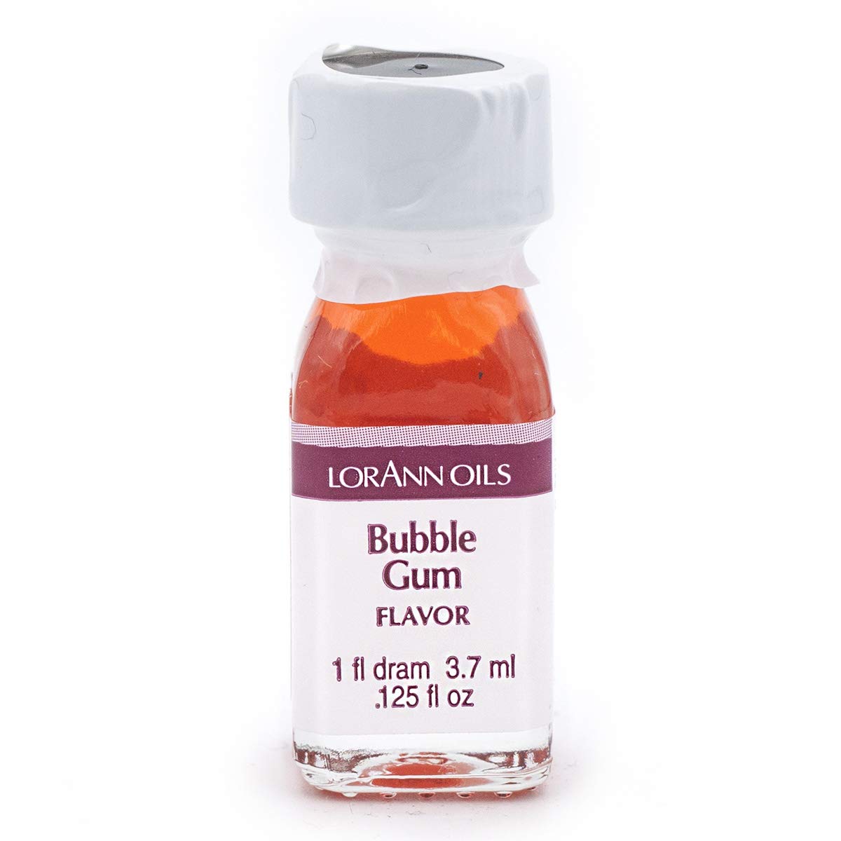 LorAnn Oils Super Strength Flavoring for Candy Making, Baking & Hard Candy - 4X Stronger Than Extracts - Natural Bubble Gum Flavor Oil (Pack of 2, 0.125 fl oz) - Perfect for DIY Treats, Cake Decorating & Homemade Desserts