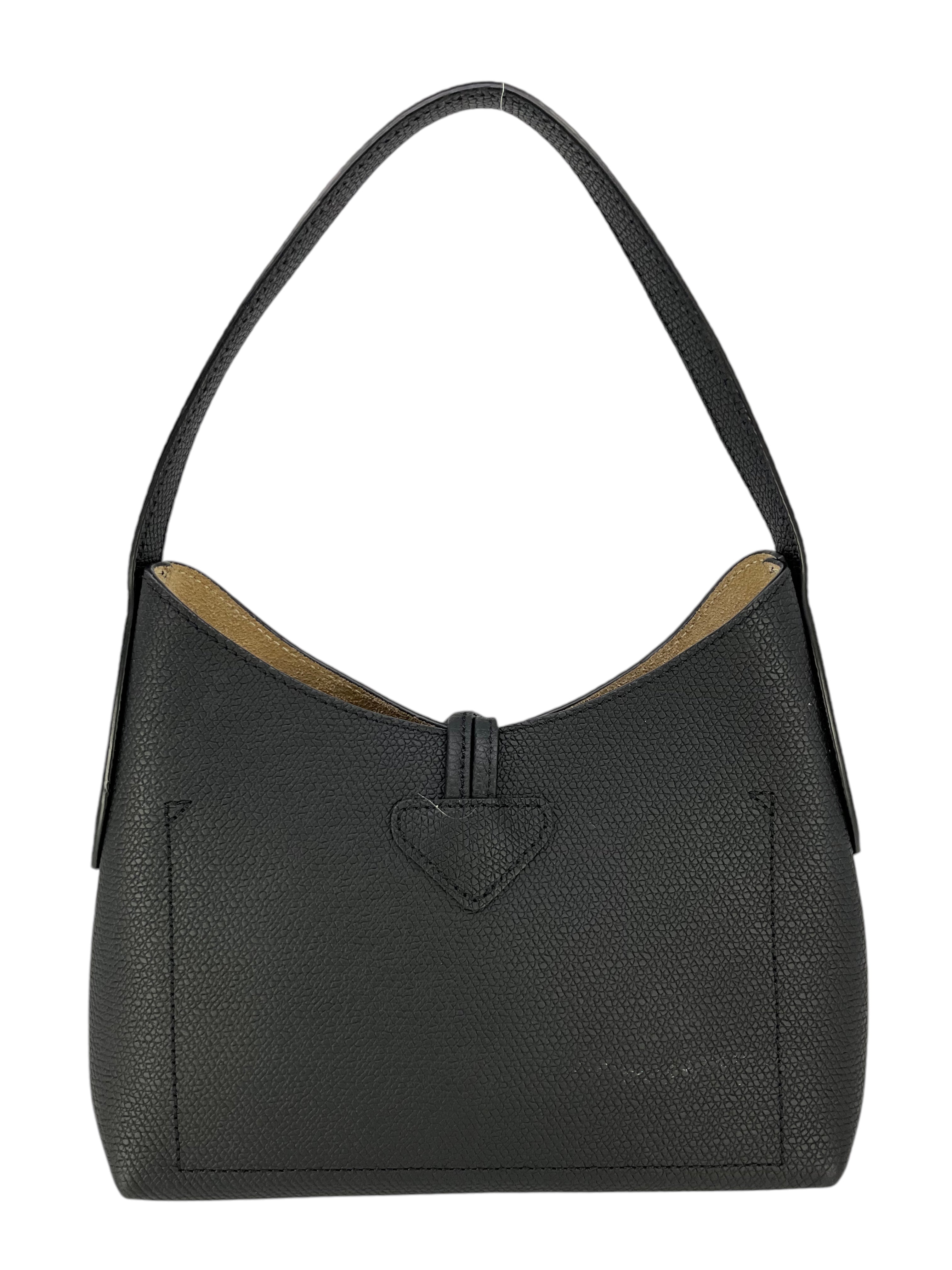 Longchamp Small Roseau Leather Shoulder Bag for Women - Stylish & Lightweight Crossbody Purse for Work, Travel & Everyday Use