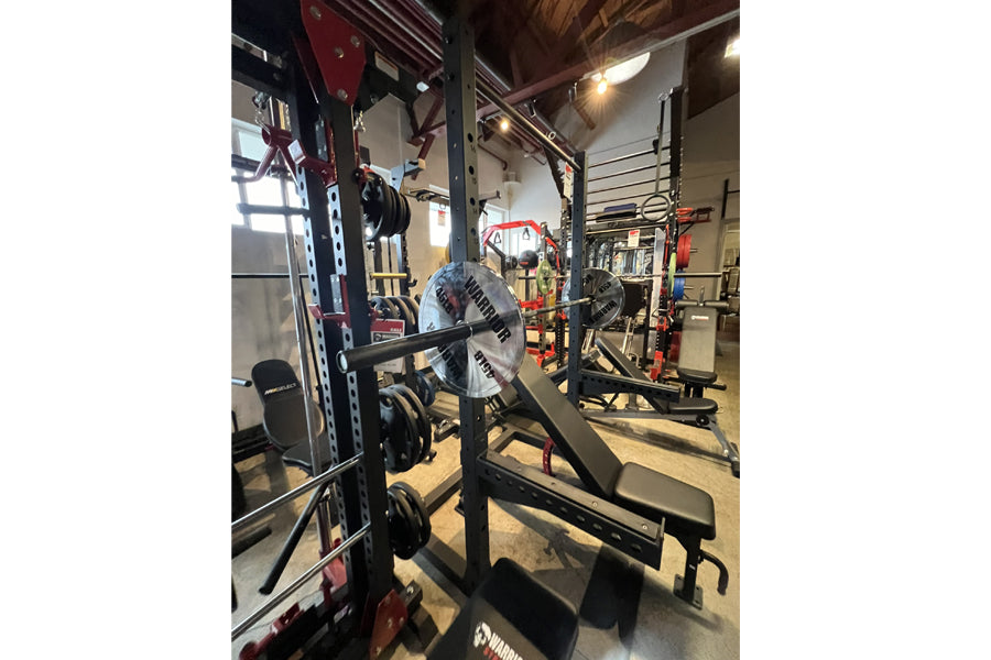 Warrior Deluxe Squat Rack - Heavy Duty Power Cage for Home Gym Strength Training | Perfect for Weightlifting, CrossFit & Powerlifting Workouts