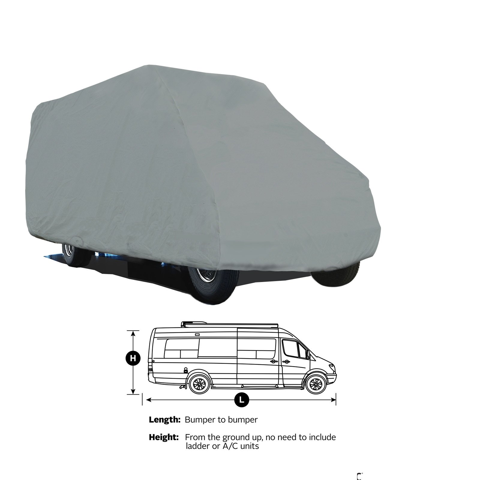 SavvyCraft Premium Class B RV Cover - Waterproof, Windproof & Tear-Resistant Protection for 21ft Motorhomes with 24