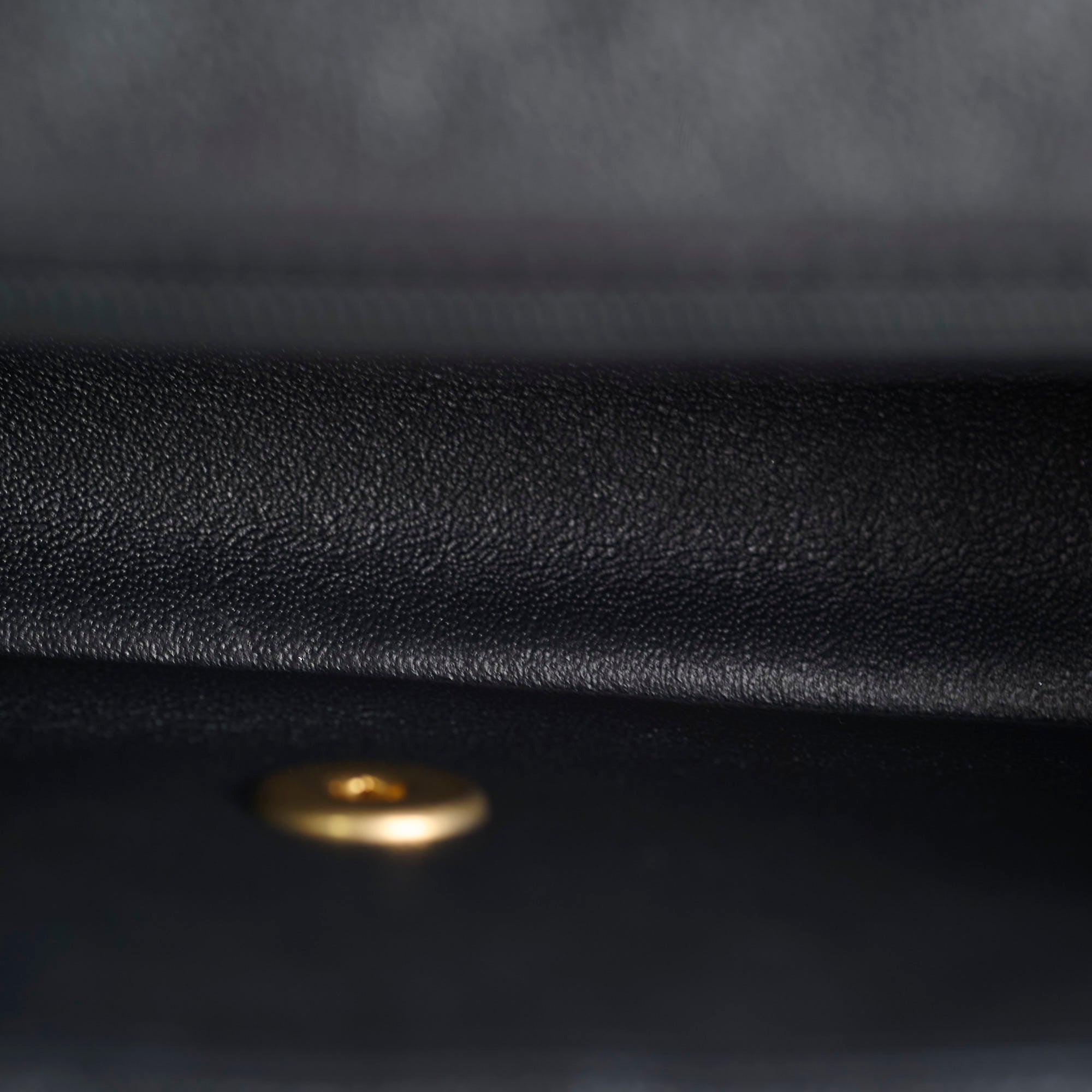 Chanel Caviar Leather Rectangular Top Handle Bag Black 31 Series - Luxury Handbag for Women, Perfect for Work, Parties & Everyday Use
