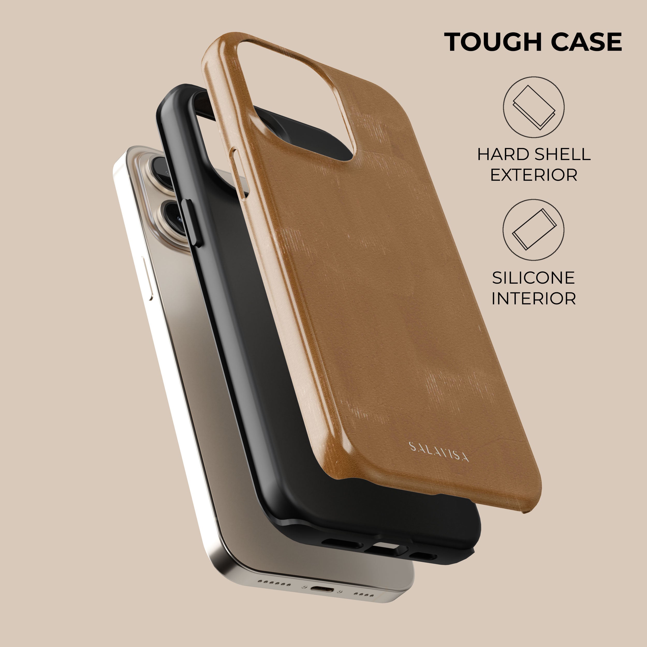 Brown Reign Phone Case - Durable & Stylish Protective Cover for iPhone & Android | Perfect for Everyday Use, Travel & Outdoor Activities