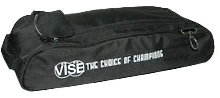 Black Vise Attachable Shoe Bag for Vise 3 Ball Tote - Waterproof Shoe Organizer for Golf, Travel & Gym Storage