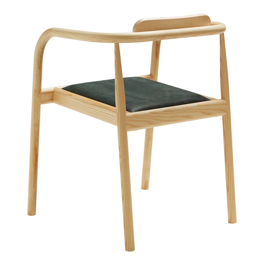 AHM Armchair - Upholstered Stackable Seat for Living Room, Office & Dining - Modern Comfortable Chair for Home & Workspace
