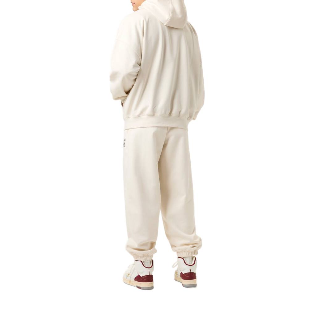Fila Unisex Country Club Hoodie - Soft Cotton Pullover Sweatshirt for Men & Women (Gardenia White) | Casual Streetwear, Gym, Lounge Wear