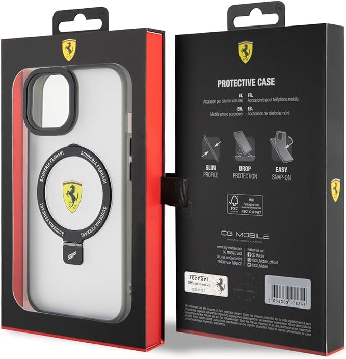 Ferrari Hard Case for iPhone 15 6.1