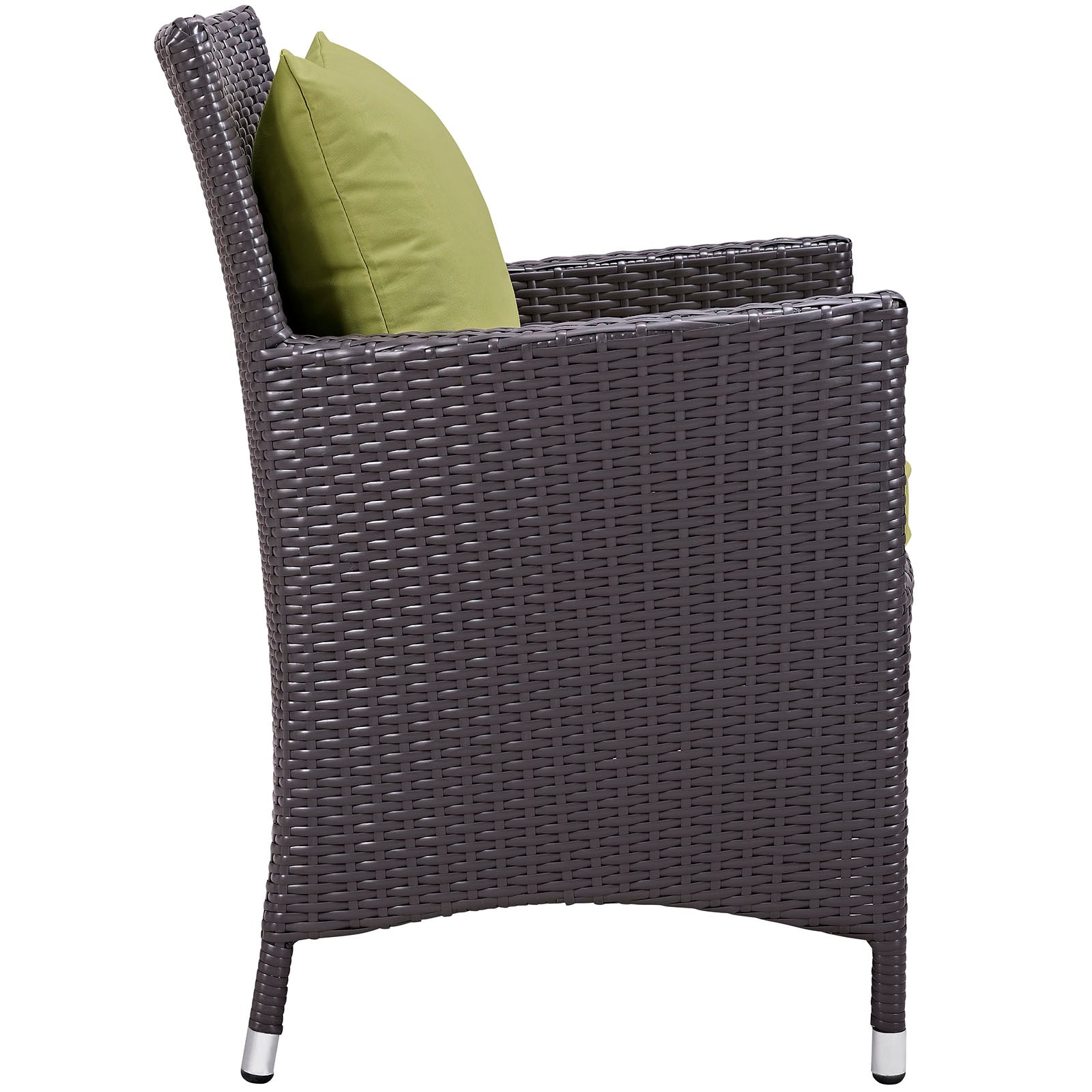 Convene 4-Piece Outdoor Patio Dining Set - Durable Wicker Furniture for Backyard, Garden & Poolside Entertaining