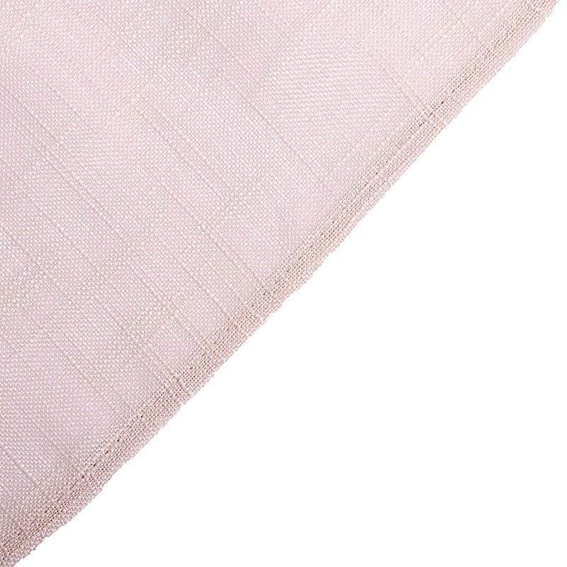 90x132 Inch Rectangular Premium Faux Burlap Polyester Tablecloth - Washable & Wrinkle-Resistant for Dining Tables, Parties, and Home Decor